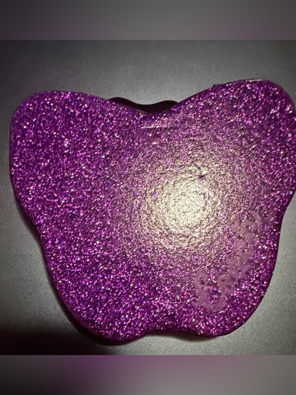 Coach Glitter Butterfly Compact Mirror Purple